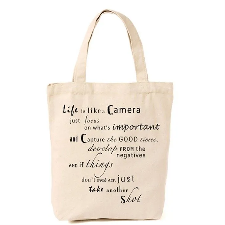 Tote Kapas Boleh Diguna Semula Mesra Alam