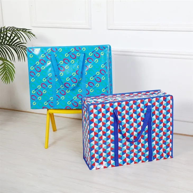 Beg Beli-belah Kalis Air Bukan Tenunan Saiz Besar Beg Pembungkusan Kuilt Bergerak dalam Stok